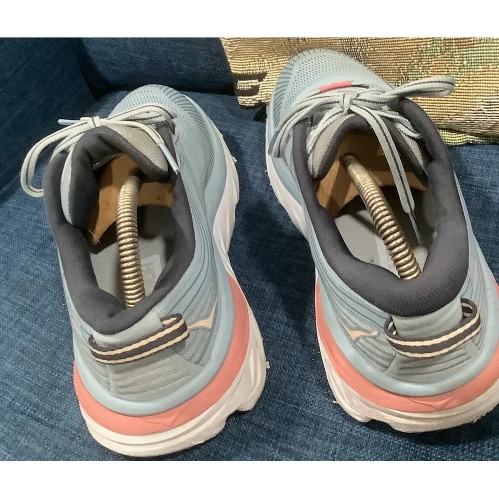 Hoka One One W Bondi 7 Running Shoes Womens 8.5  1110519 Blue Haze